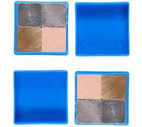 ADOCARN 8pcs 2cm Edge Equal Mass Cubes Set Copper Iron Aluminum Wood for Density and Specific Gravity Experiments Science Education Laboratory Measurement Kit