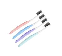 ADOCARN 8Pcs Bamboo Charcoal Toothbrushes with Soft Bristles for Men and Women Ergonomic Design for Oral Care Random
