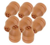 ADOCARN 8pcs Window Blind Cord Knobs Plastic Cylindrical Handle Replacement Parts for Roman Shades Drapery Hardware with Ergonomic Grip Compatible with Light Colored Narrow Blinds