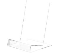 ADOCARN Acrylic L-Shaped Book Stand for Display and Reading, Display Stand Suitable for Pictures and Mobile Phones, Sturdy Acrylic Material with Stable Structure
