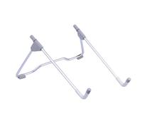 ADOCARN Adjustable Folding Laptop Stand for Notebook and Tablet, Ergonomic Aluminum Holder with Wear-resistant Surface, Inclination Angle 30-75 Degrees, Rounded Edge Design for Home