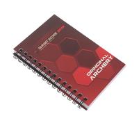 ADOCARN Archery Strategic Progress Review for Archers with Plastic Shell Score Book Spiral Bound Sturdy Paper Construction for Compound Bow Users for Field Archery and Target Sessions