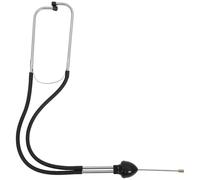 ADOCARN Automotive Stethoscope Stainless Steel and Rubber Cylinder Car Engine Diagnostic Tool Lightweight Noise Detection for Automotive Repairs and Heavy Machinery