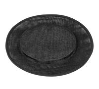 ADOCARN Black Accessory Sinamay Base for Hat as Round Making Material with Easy to Wear Design Decoration Millinery and Art Craft Forms Hair