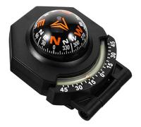 ADOCARN Black Car Dashboard Compass Ball for Automotive and Marine Use with Abs Acrylic Material, Easy to Use and Long-lasting, for Road Trips and Outdoor Activities