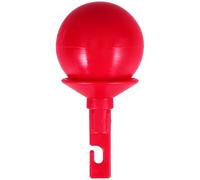 ADOCARN Blind Cane Rolling Hook Tip Accessory for Walking Stick, Red Sturdy Replacement Head for Blind Person Mobility, Suitable for Senior Men and Women Walking Stability