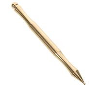 ADOCARN Brass Acupuncture Point Pen Double-Ended Massage Stick with Spring Tip Point Probe and Eye Relief Rust Resistant and Hygienic Tool for Home Or on The Go