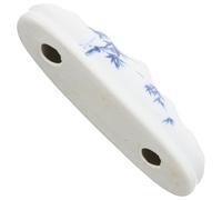 ADOCARN Brush Pen Holder Calligraphy Supplies Ceramic White Chinese Style Writing Brush Stand Stable Placement Desktop Decoration for Family and Friends Desk Desktop Decoration
