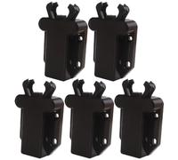 ADOCARN Cabinet Latches Push to Open Automatic Rebounding Locks for Kitchen Cabinets 5pcs ABS Plastic with Round Edges