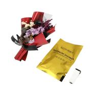 ADOCARN Car Air Freshener Vent Clip with Immortal Flower Bouquet Iron Material Adorable Appearance Sturdy Clip to Automotive Vent for Coffee Shop and Room