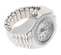 ADOCARN Casual Finger Watch and Alloy Material, Comfortable to Wear Elegant Women Ring Watch with Quartz Movement Featuring a Simple for Women, for Casual Events and Parties