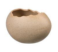 ADOCARN Ceramic Bird's Nest Bowl Giant Easter Egg Fillable Large Empty Egg for Dessert Caviar Serving Bowl