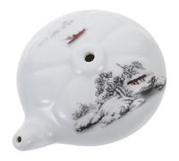 ADOCARN Ceramic Calligraphy Water Dropper Ink Dish for Painting and Writing Ink Droplet Container with Creative Plum Blossom Design Suitable for Chinese Art Lovers and Calligraphy Practice