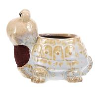 ADOCARN Ceramic Fireplace Match Holder with Striker Small Match Jar Matchstick Storage Container Tabletop Decorative Jar for Home Décor