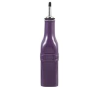 ADOCARN Ceramic Oil Dispenser Bottle for Vinegar and Pepper with 260ml Capacity, Purple Sauce Dispenser for Kitchen and Home, Safe and Convenient to Use, Sturdy and Not Easy to Break