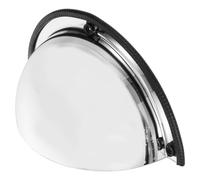 ADOCARN Convex Traffic Mirror with Acrylic Material and Easy Installation, Silver Outdoor Security Mirror for High-traffic Areas and Garage, Covers Wide Area to Eliminate Blind Spots