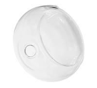ADOCARN Creative Glass Fruit Bowl with Side Opening, Crystal Modern Salad Bowl Featuring Comfortable Hand Feeling, for Serving Fruit and Vegetables at Home or Hotel