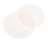 ADOCARN Diffuser Beige Soft, Light Heat Lights with Eye 2pcs Round Fabric Lamp Shade Pendant Resistant Cover for Ceiling Suitable for DIY Ceiling Lighting