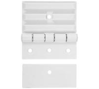 ADOCARN Door Small Replacement for Part Hinge Steam Plastic Room White Plastic Hinge with Versatile Function and Smooth Sl ppearance Doors