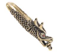 ADOCARN Dragon Keychain Crafted from Sturdy Brass with Retro Design, Featuring Portable and Reliable Key Hooks for Keychain, as A Unique Keyring Pendant Or Bag Ornament for Men