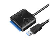 ADOCARN Easy Drive Cable USB to Serial Ata Adapter for 2.5 Inch Hard Drive Abs Material with Backing up Files Function Compatible with Computer and Tablet Black
