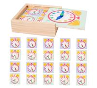 ADOCARN Educational Clock Fun Learning Tool for Tell Unique Design for Kindergarten Elementary Students Engaging Math Recognition Aid