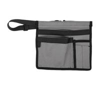 ADOCARN Electrician Tool Pouch Waist Bag with 3 Pockets, Heavy Duty Oxford Cloth Construction, Adjustable Wide Belt, Abrasion Resistant and Breathable Mesh for Maintenance and Outdoor Use