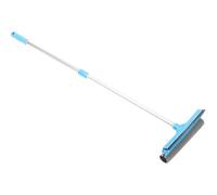 ADOCARN Extendable 80Cm Window Cleaner with Detachable Handle, Double-Sided Microfiber Scrubber and Glass Squeegee for Car Windscreen and Home Window Cleaning