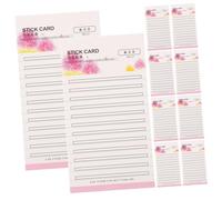 ADOCARN Eyelash Extension Adhesive Strip Card Lash Accessory Holder for False Lashes Self Adhesive Strip Storage Card Extension Supplies Tape
