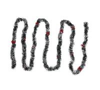ADOCARN Festive Christmas Garland for Classroom and Home Decorative Wall Hanging with Bows and Iron Wire Construction Vibrant Colors for Holiday Party and Xmas Decoration