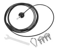 ADOCARN Fitness and Adjustable Replacement Exercise for Pulley Cable, Sturdy Rubber Aluminum Alloy Low-impact Workout Accessory on The Use Equipment Home Gym Go