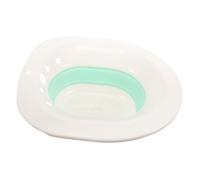 ADOCARN Foldable Bathroom Bidet Basin for Women Portable Wash Basin for Postpartum Care White Green Space Saving Design Suitable for Toilet Seats and Commode Chairs