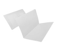 ADOCARN Foldable Plastic Desk Divider Board Easy Installation and Privacy Divider Features, Anti-Sneeze Barrier Screen for Students in Classroom Use, White Privacy Desk Partition
