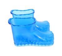ADOCARN Foot Bath Soaking Shoes for Adults, Blue Plastic Soak Boots 18cm High Shaft, Home Use Foot Soak Basin for Relaxing and Detox