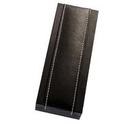 ADOCARN Fountain Pen Case Black Colour Pu Leather with Firm Closure Portable Pen Organizer and Angular Shape Simple and Generous Design for Wrapping and Festival Celebrations