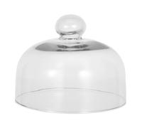 ADOCARN Glass Microwave Splatter Cover 16cm Vented Glass Lid for Food with Anti-Splash Function, Microwave Protector Suitable for Plates and Bowls in Kitchen Heating