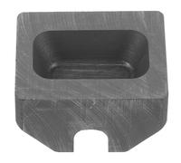 ADOCARN Graphite Ingot Mold Suitable for Experiments and Teaching in Jewelry Making with Impact Resistance and Eye-catching Design Features Black Graphite Mold for Metal Casting