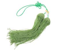 ADOCARN Green Silk Thread Sword Tassel Traditional Chinese Knot, Lightweight and Resilient Texture for Tai Chi Sword Practice and Martial Arts Decor