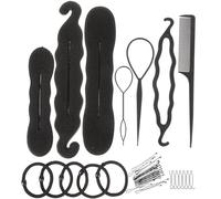 ADOCARN Hair Curler Twisting Bun Tools Women Ponytail Holder for DIY Styling Hair Braiding Tools for Girl