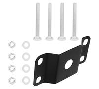 ADOCARN Heavy Duty Solar Panel Pole Mounting Bracket Weather Resistant Outdoor Light Mounting Kit Lamp Post Arm Mount for Solar Street Garden Courtyard Lighting