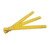 ADOCARN High Precision Woodworking Ruler 6-fold Foldable Wooden Carpenter Measuring Tool for Woodworking and Household Projects with Portable Design