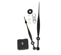 ADOCARN High Torque Wall Clock Mechanism Replacement Kit with Silent Operation, Large Black Metal Clock Hands, Plastic and Metal Material, 23mm Shaft Length for DIY Home Projects