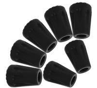 ADOCARN Hiking Pole Foot Protector 10Pcs Rubber Replacement Tips Anti-Slip Pads for Walking Sticks and Trekking Outdoors