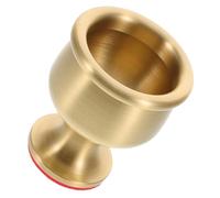 ADOCARN Holy Grail Cup: Holy Chalice Metal Shot Glasses Goblet Mini Communion Worship Cup for Ritual Water Golden