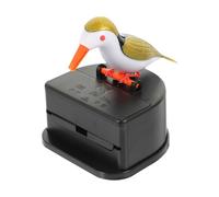 ADOCARN Home Toothpick Holders Portable Pressing Type ABS Material Bird Design Easy to Operate for Desktop and Travel