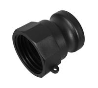 ADOCARN IBC Tote Tank Adapter to 2 Inch Male Thread Quick Connect Fitting with Built-in Cam Lock Hose Connector, Pp Material, S60x6 Coarse Thread Leak Prevention for Chemical Filling