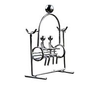 ADOCARN Iron Swinging Ornament Desktop Decoration Balance Ball Physics Balancing Toy for Couples Romantic Desk Art