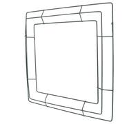 ADOCARN Iron Wreath Frame DIY Wreath Frames Square Shape Stylish Elegant Decorative Effect Versatile Holiday Decorations for Christmas Halloween Birthday Party