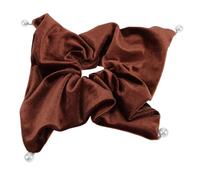 ADOCARN Large Velvet Hair Scrunchies for Women Extra Large Hair Bands Modern Design Pendant Wristbands for Low Ponytail Styles