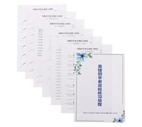 ADOCARN Lash Mapping Chart Practice Sheets Paper for Beginners Beauty Salon Training Kit
